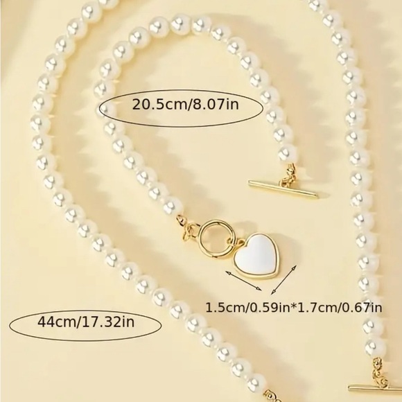 New in package 1 Necklace + 1 Bracelet Elegant 2 piece Jewelry Set NEW - Picture 4 of 5